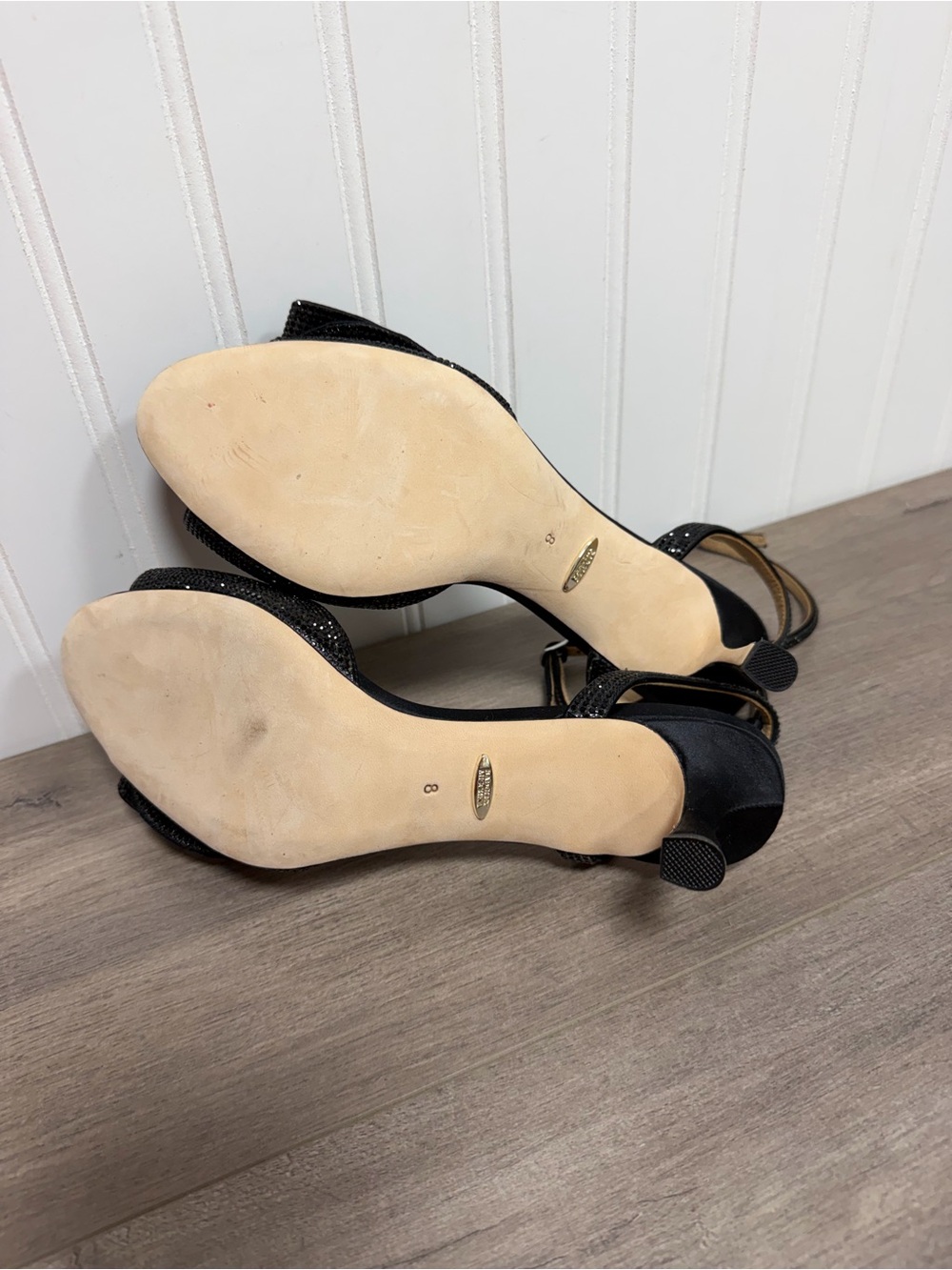 Brand new Badgley Mischka Remi statement kitten heels in black Size 8 - Picture 9 of 9